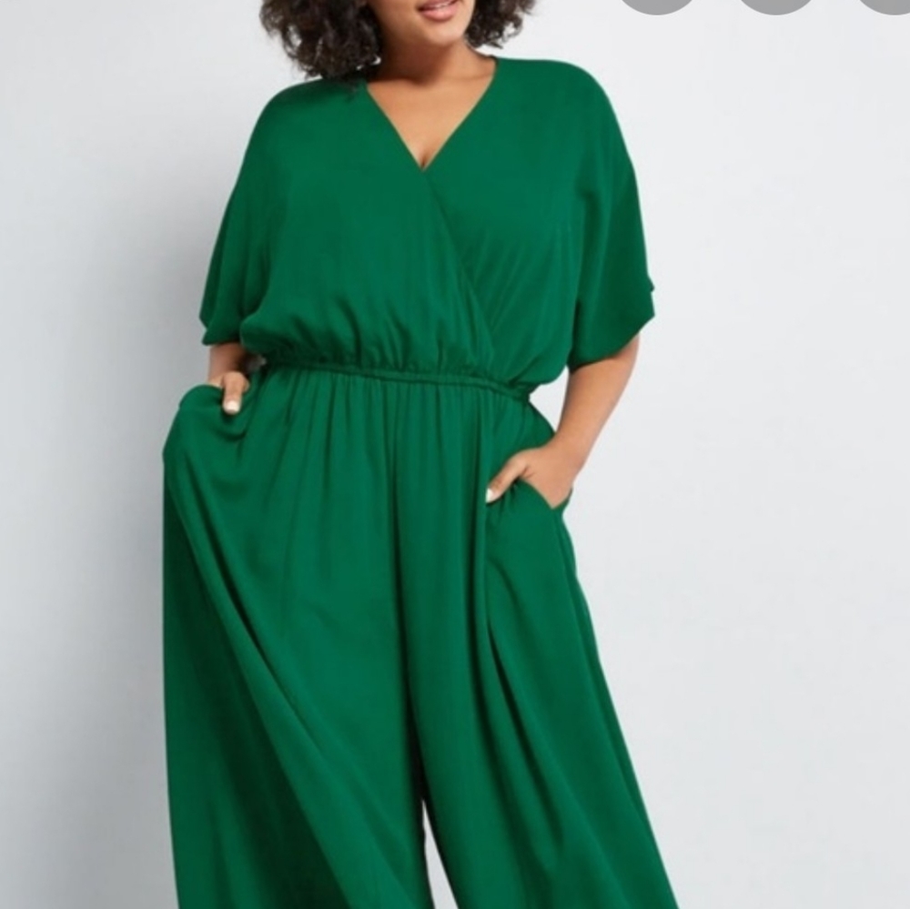 Modcloth wide leg jumpsuit